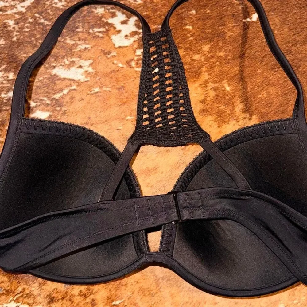 Victoria-s-secret Women's Black Bikini-and-tankini-tops